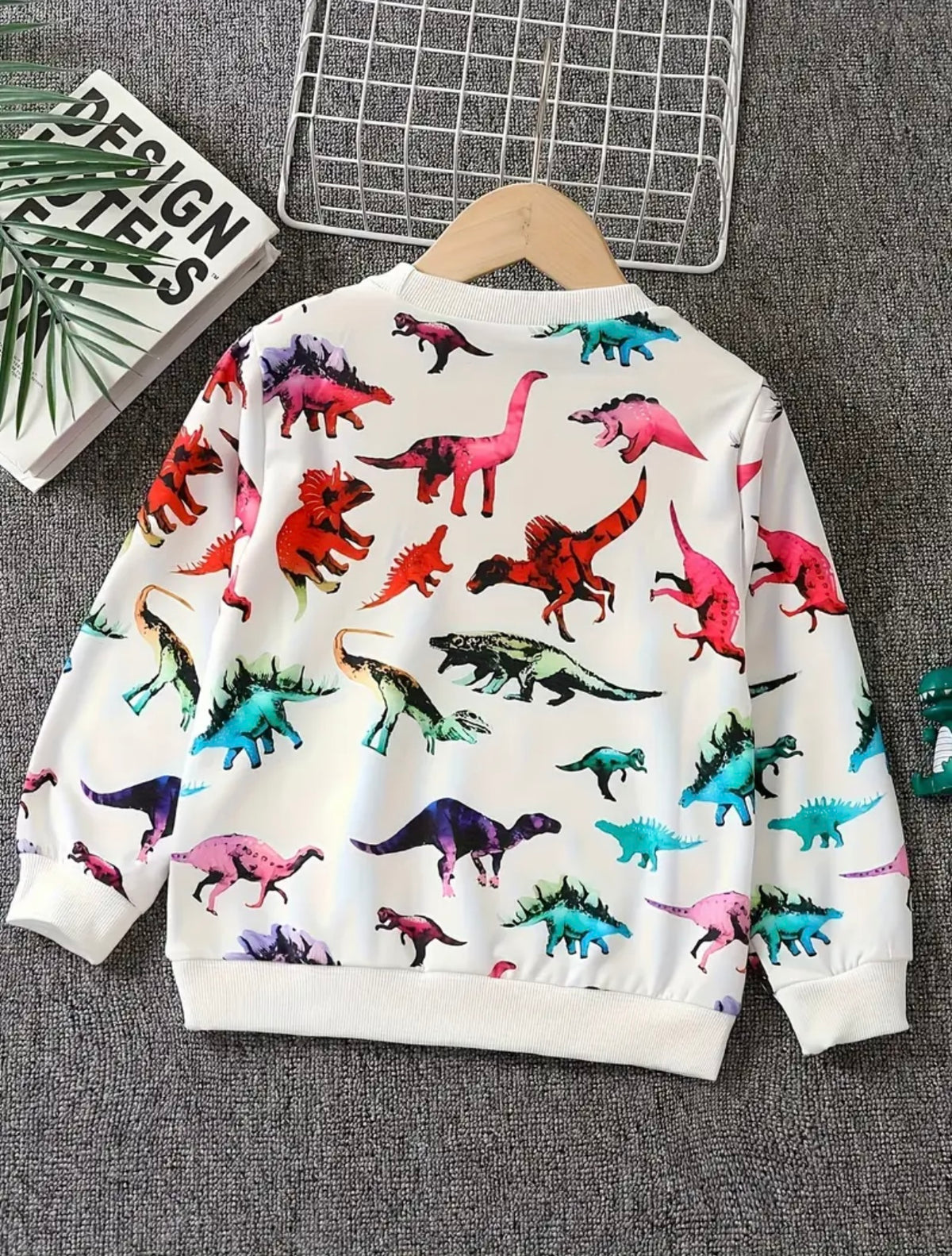 Colorful Dino's Long Sleeve Shirt