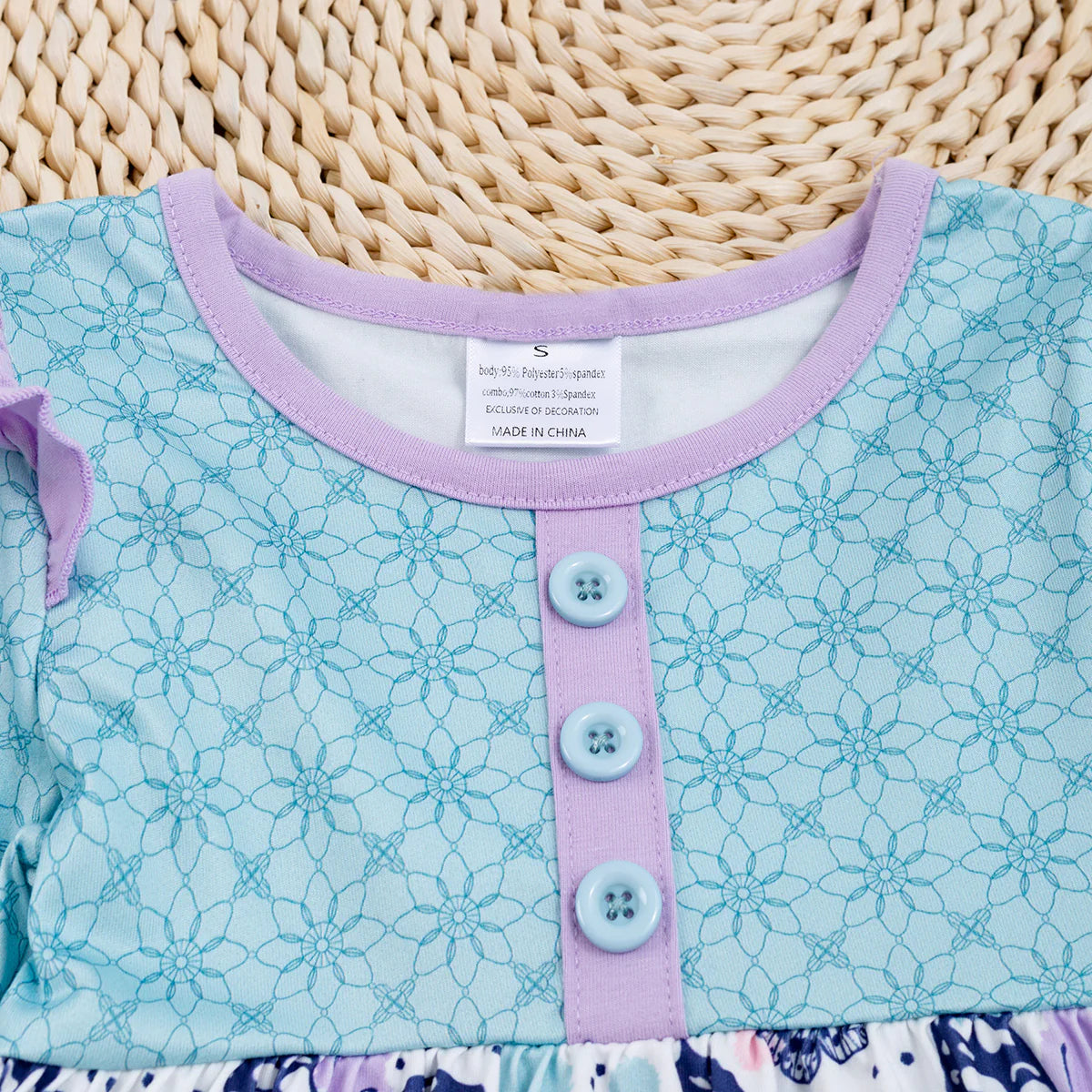 Playful Butterflies 2-Pc Pant Set