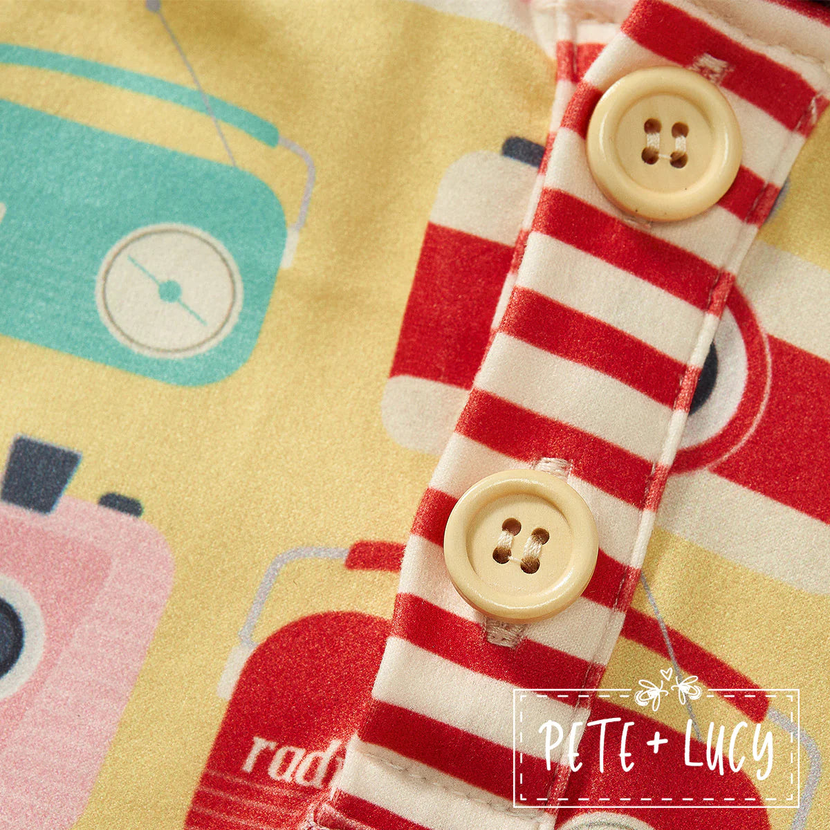 Retro Summer Boy Hooded Sleeveless Shirt