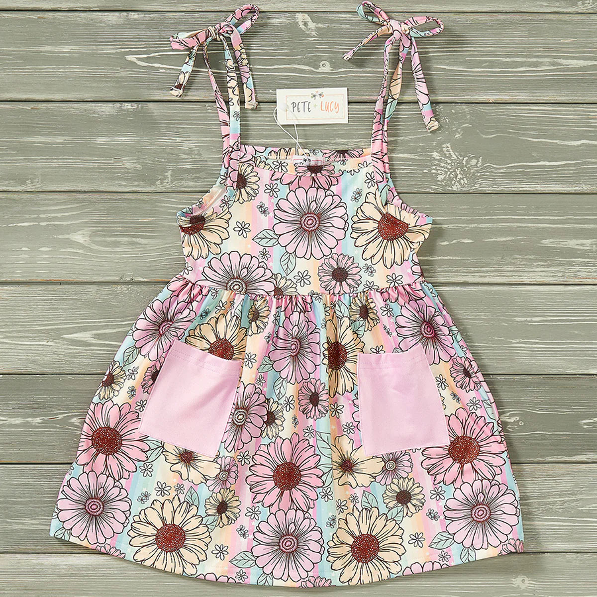 Summer Floral Sleeveless A-line Dress