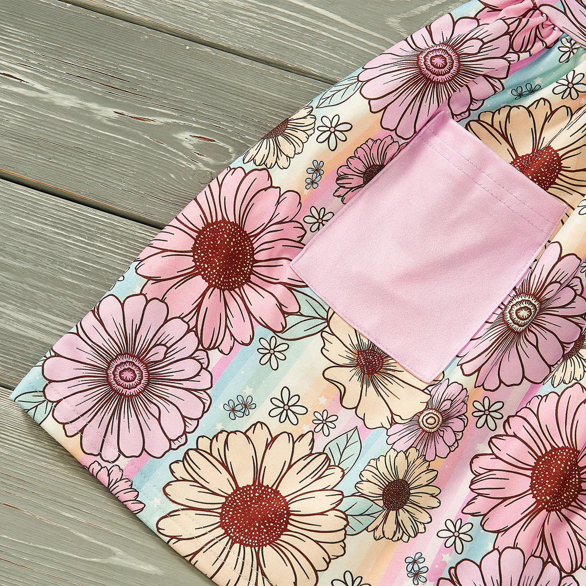 Summer Floral Sleeveless A-line Dress