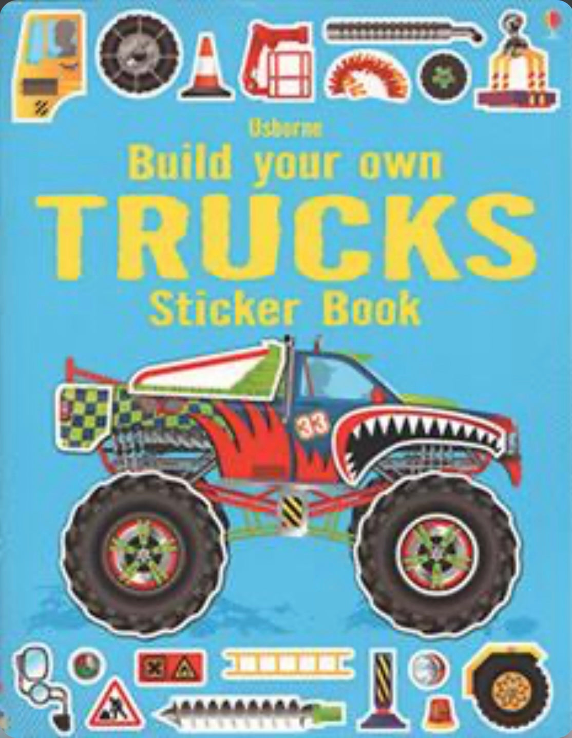 Build Your Own Trucks Sticker Book