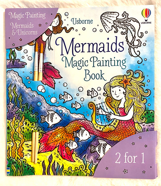 Mermaids Magic Painting Book