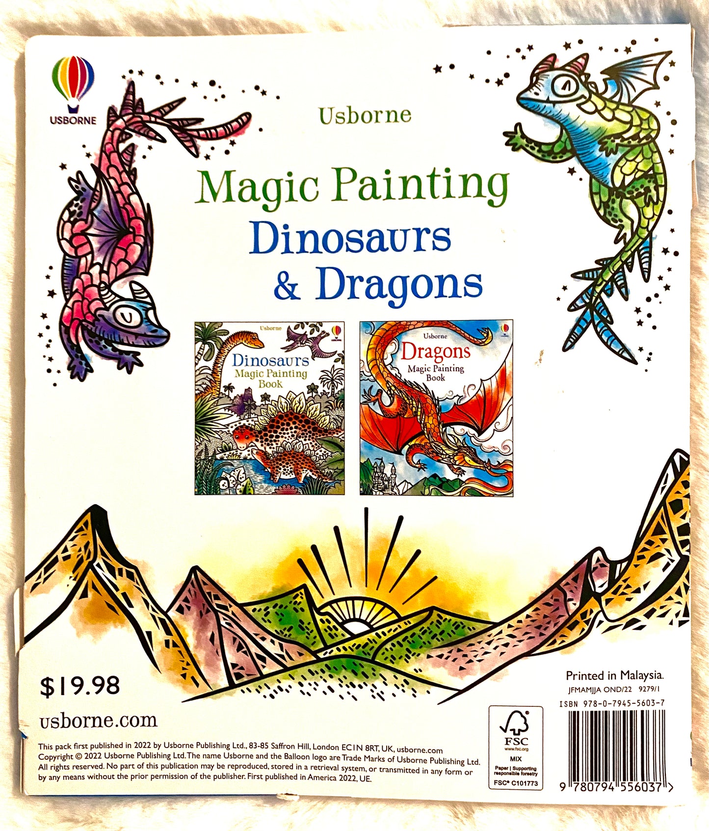 Dinosaurs Magic Painting Book