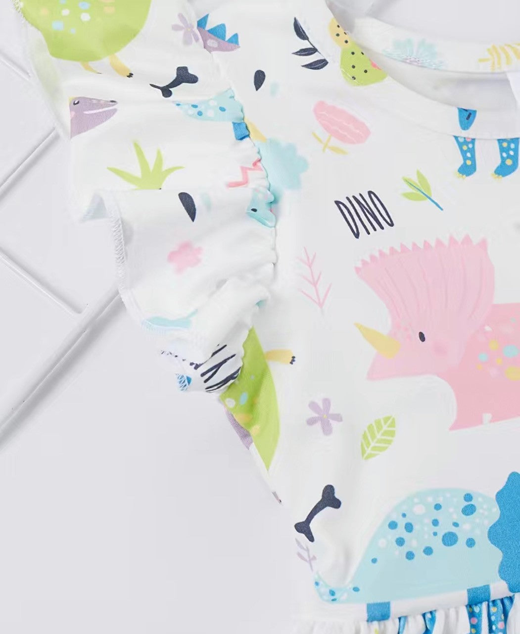 Dino Buddies Short Sleeve Dress