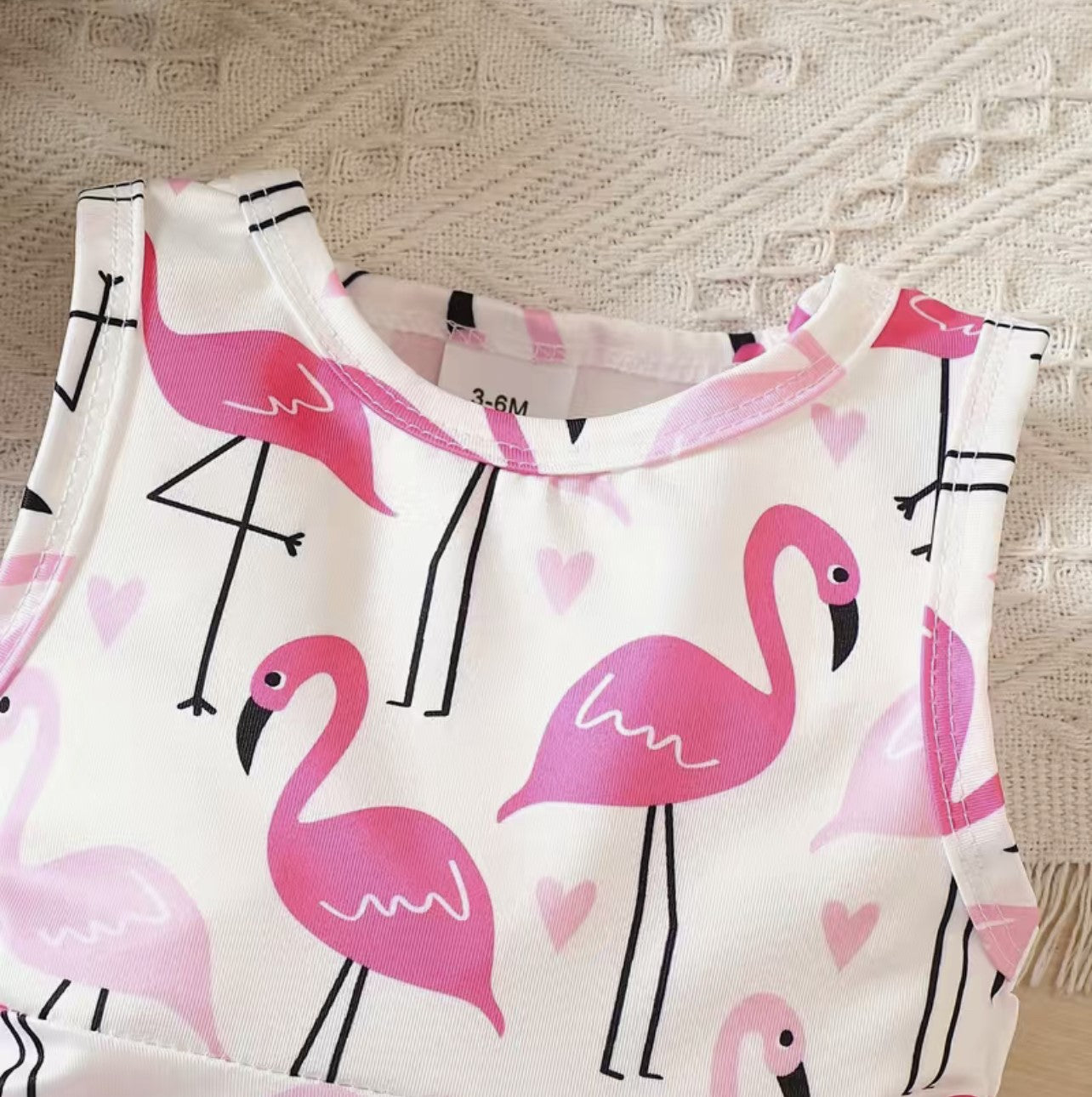 Flamingo Love- Sleeveless Dress