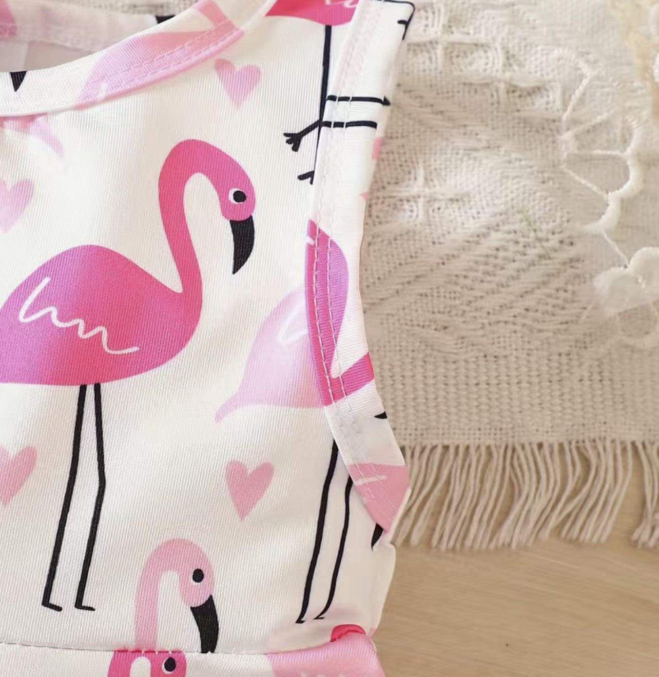 Flamingo Love- Sleeveless Dress
