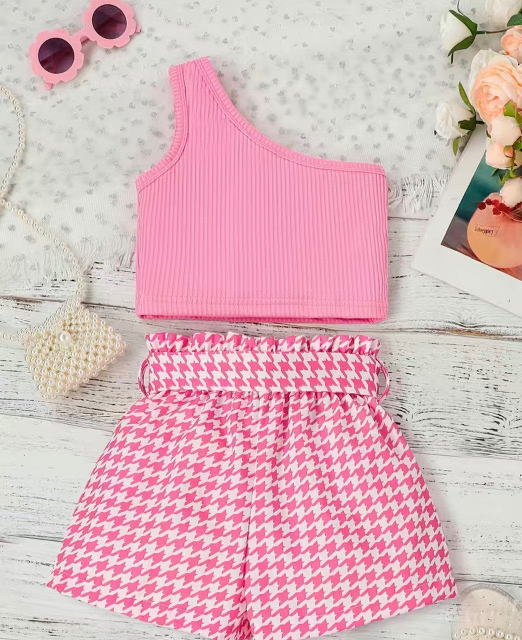 Perfect in Pink-2 Piece Short Set