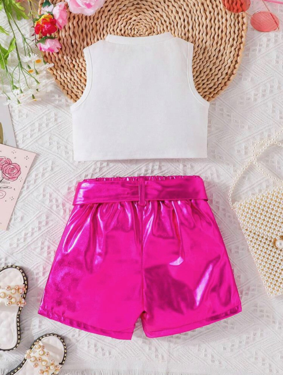Being Barbie- 2 piece Short Set