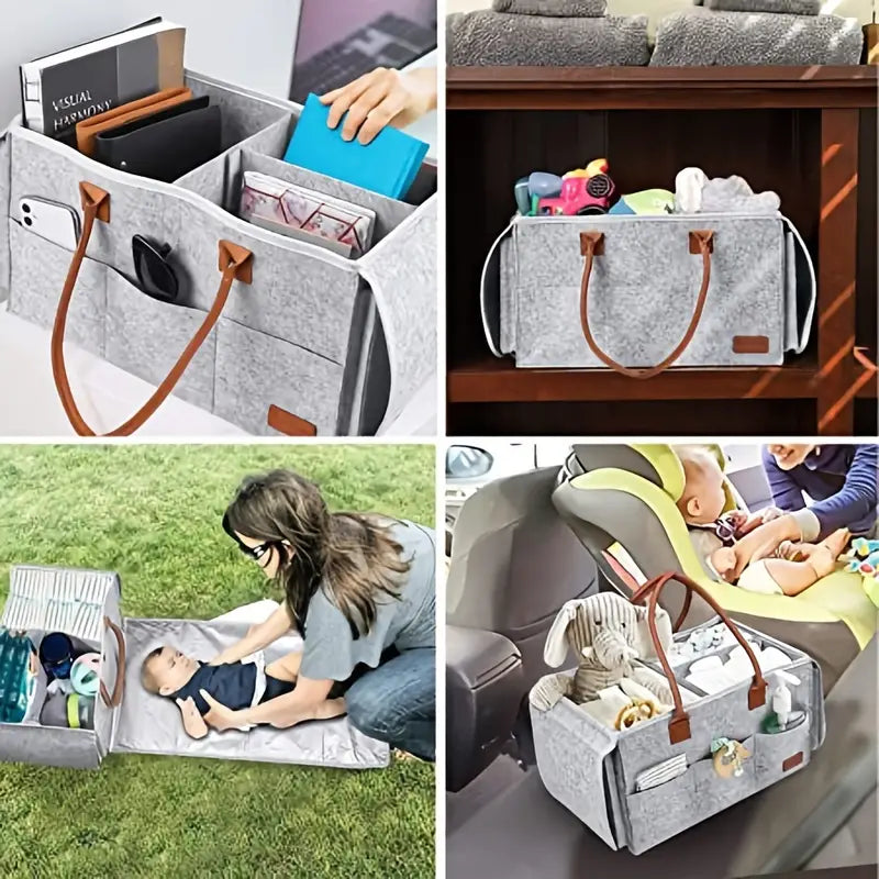 Felt Diaper Caddy