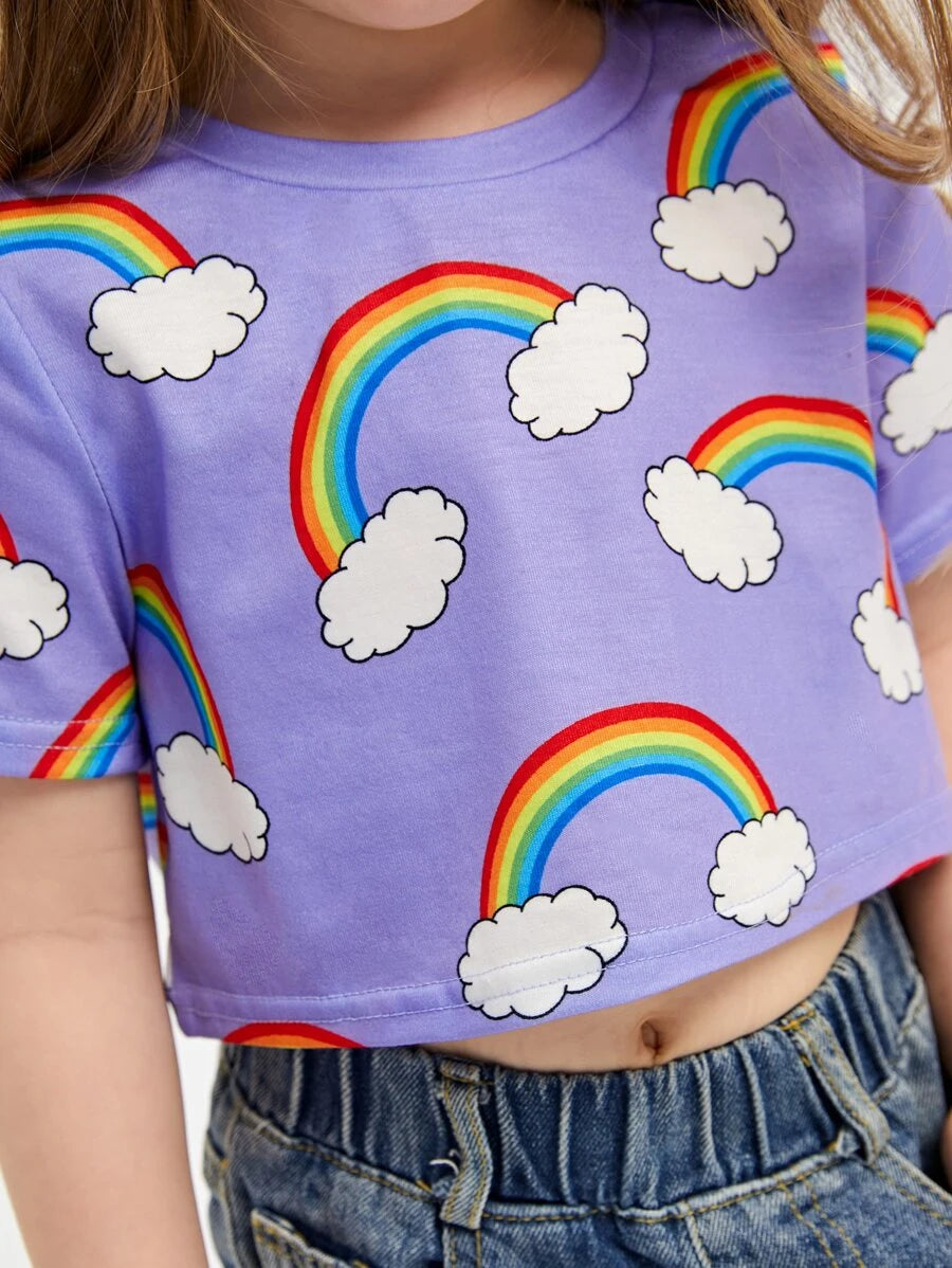 Rainbows a Plenty Crop Top