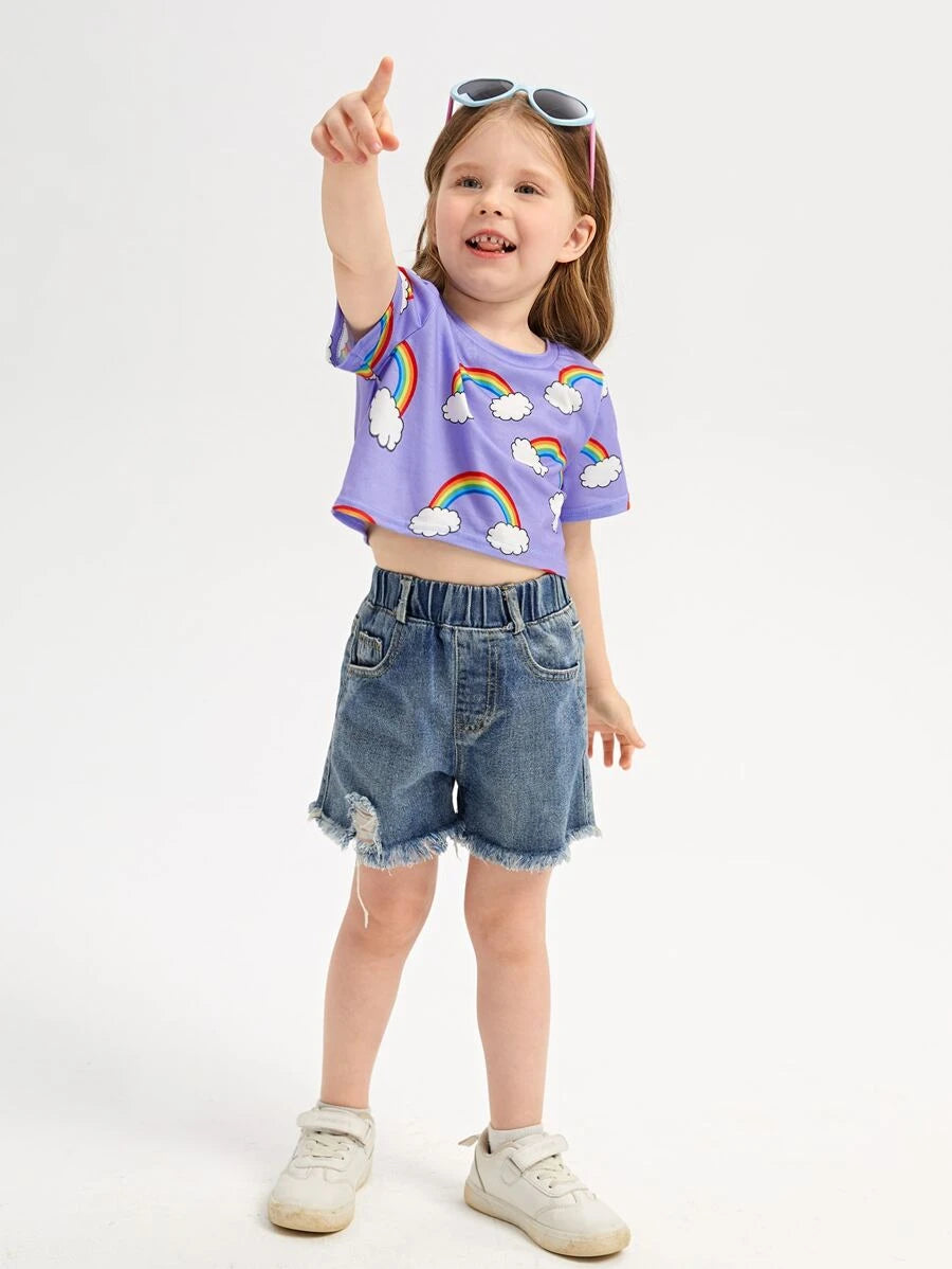 Rainbows a Plenty Crop Top