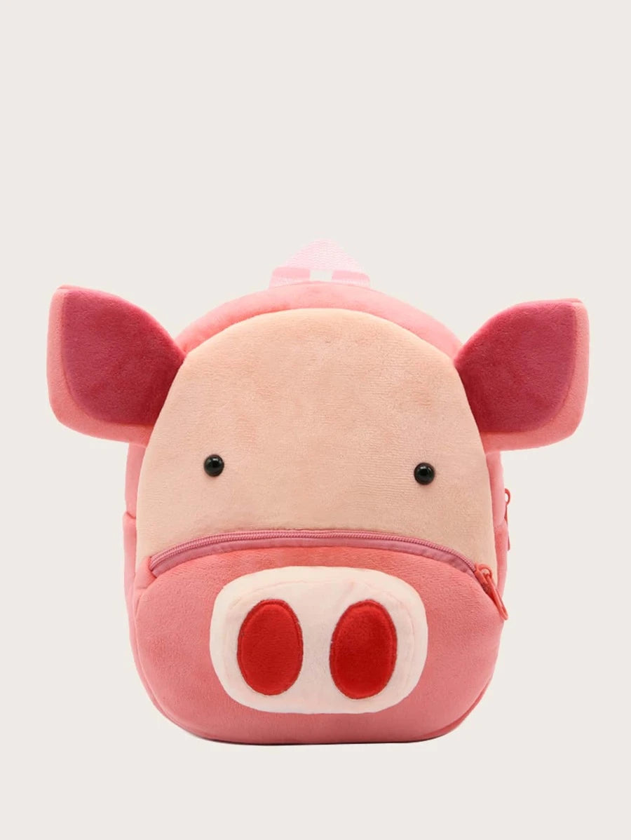 Adorable Pink pig plush backpack