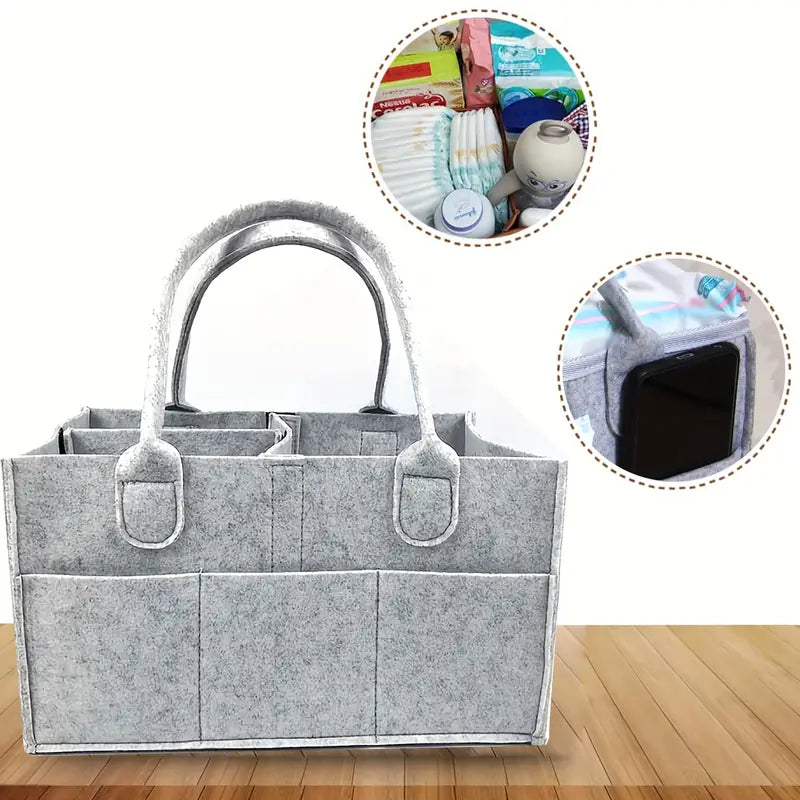 Felt Diaper Caddy
