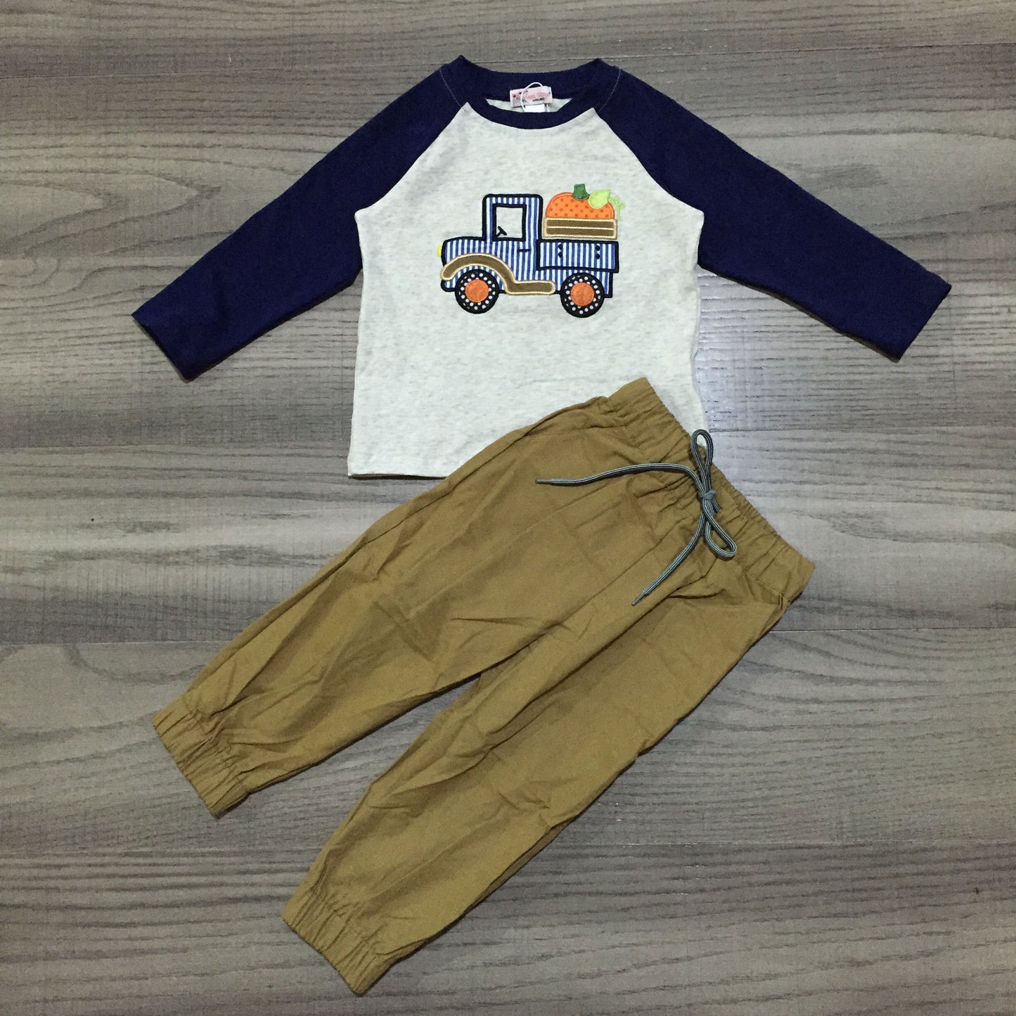 Pumpkin Truck 2-piece pant set