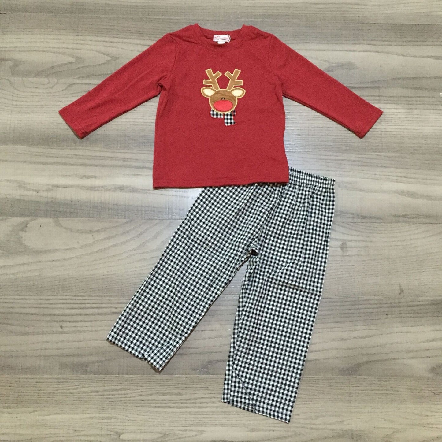 Ruby Reindeer 2-piece pant set