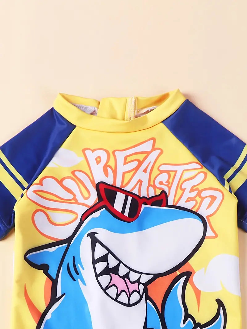 Surfaster Shark Shortie Boys Swimsuit