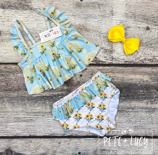 Happy sunflower 2 PC swimsuit