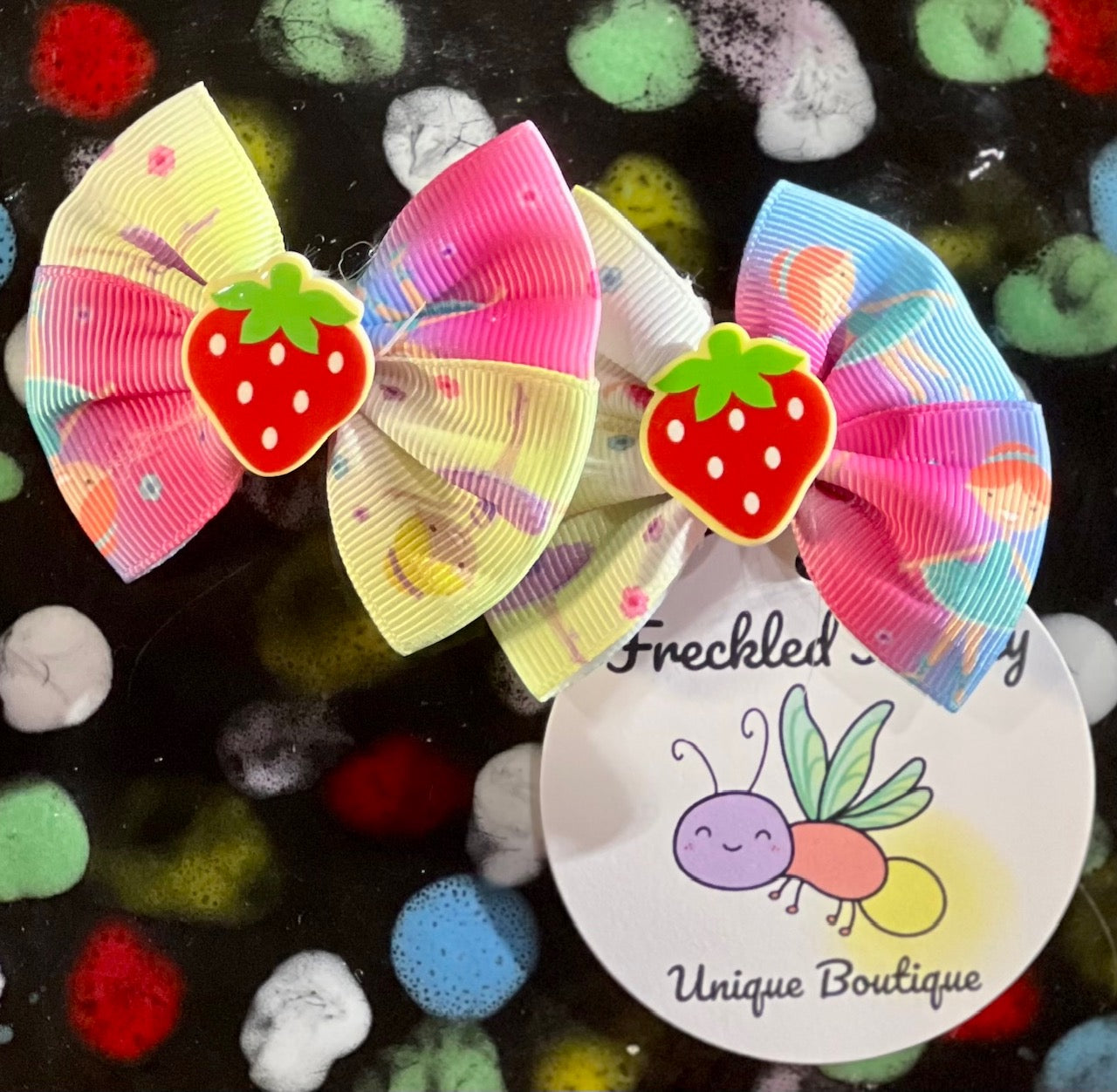 Sweet Strawberry hair clip