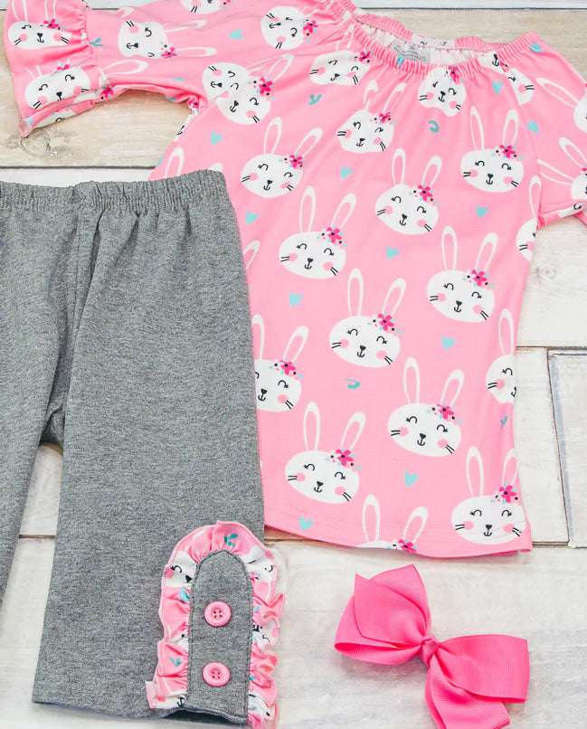 Down the Rabbit Hole 2 piece pant set
