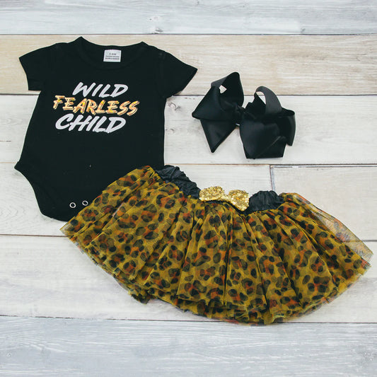 I picture this outfit a couple of different ways, with a strappy little sandal and a gold tiara baby bow, or with knee high black socks or boots, wild hair and an attitude, either way you cant go wrong!