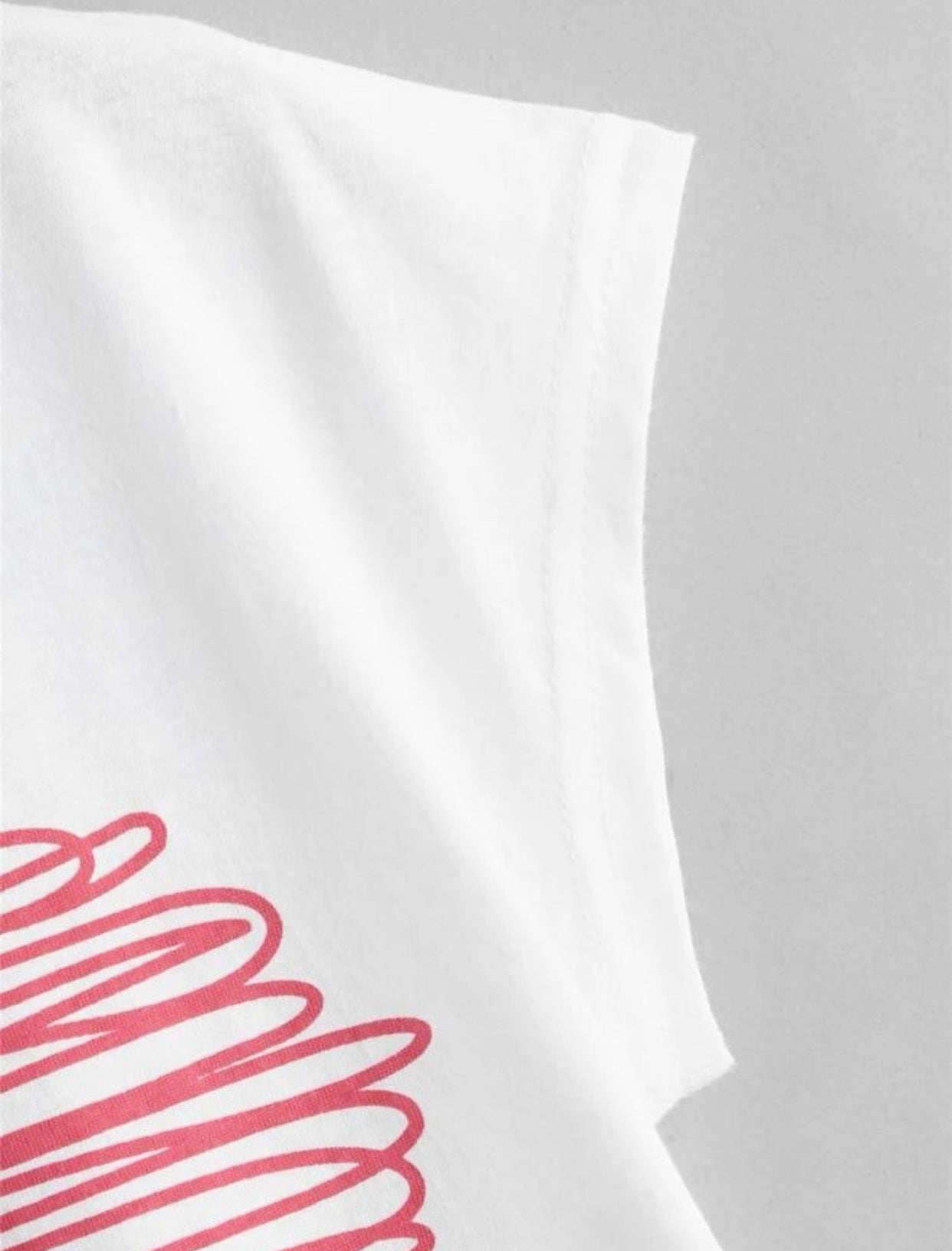 Scribble Heart Short Sleeve Shirt