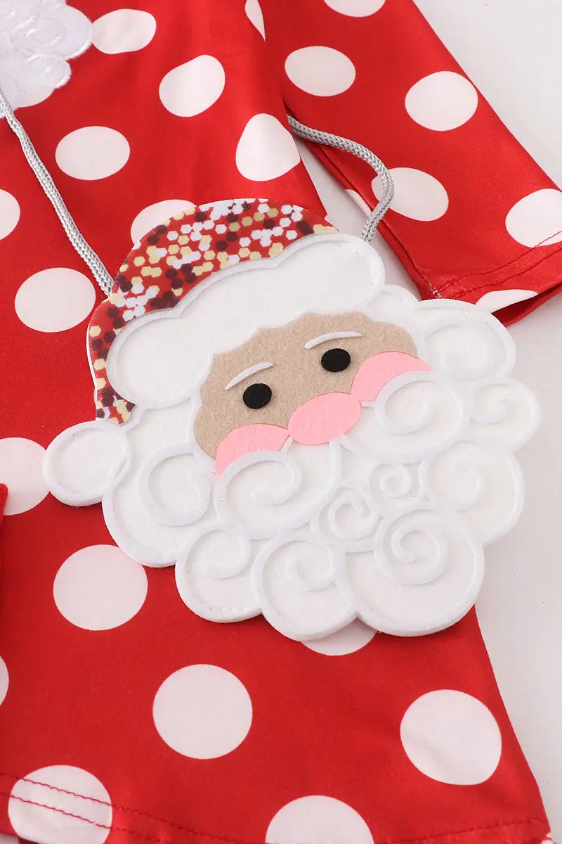 Santa Dress w/ Socks and Purse