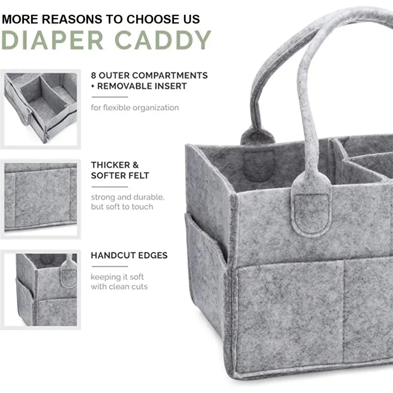 Felt Diaper Caddy