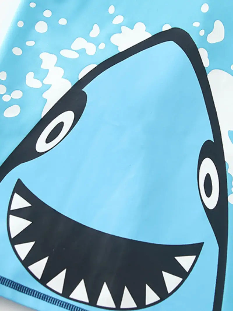 Shark Bite 3-piece Boy's rashguard Swimsuit