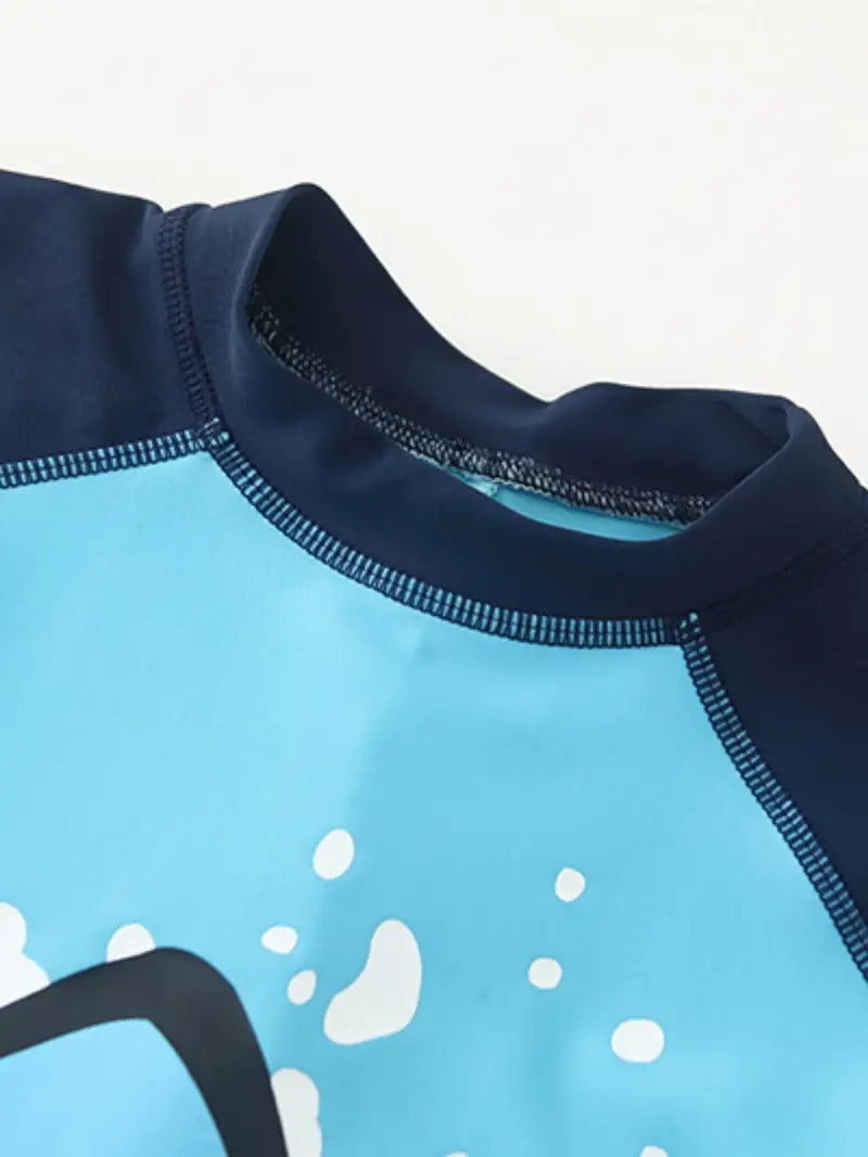 Shark Bite 3-piece Boy's rashguard Swimsuit