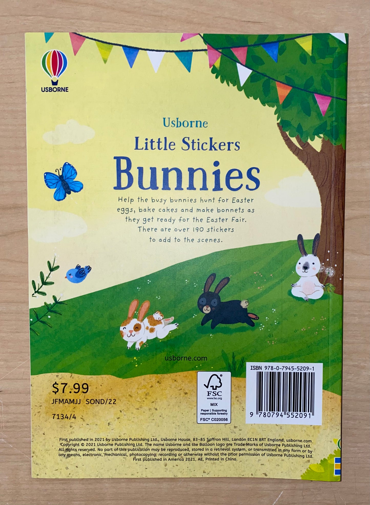 Little Stickers Bunny Book