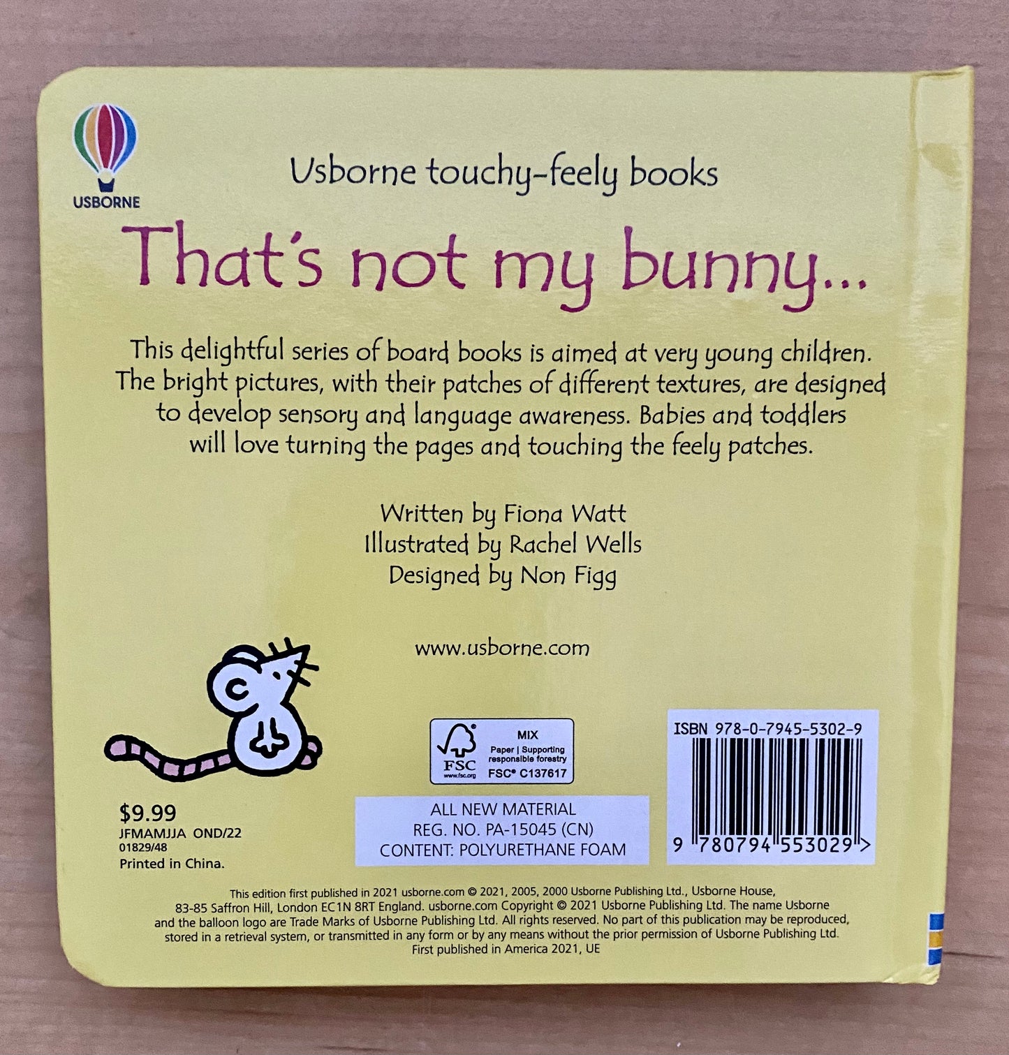 That’s Not My Bunny Book