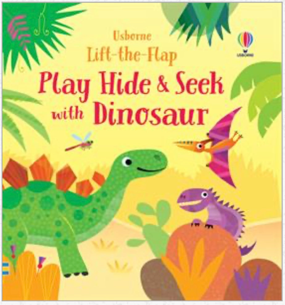 Play Hide and Seek with the Dinosaurs Book