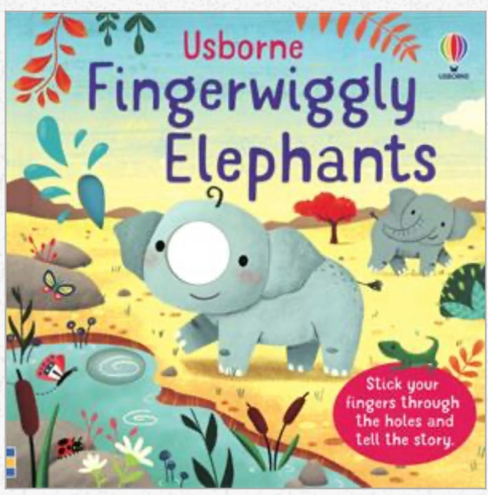 Fingerwiggly Elephants Board Book