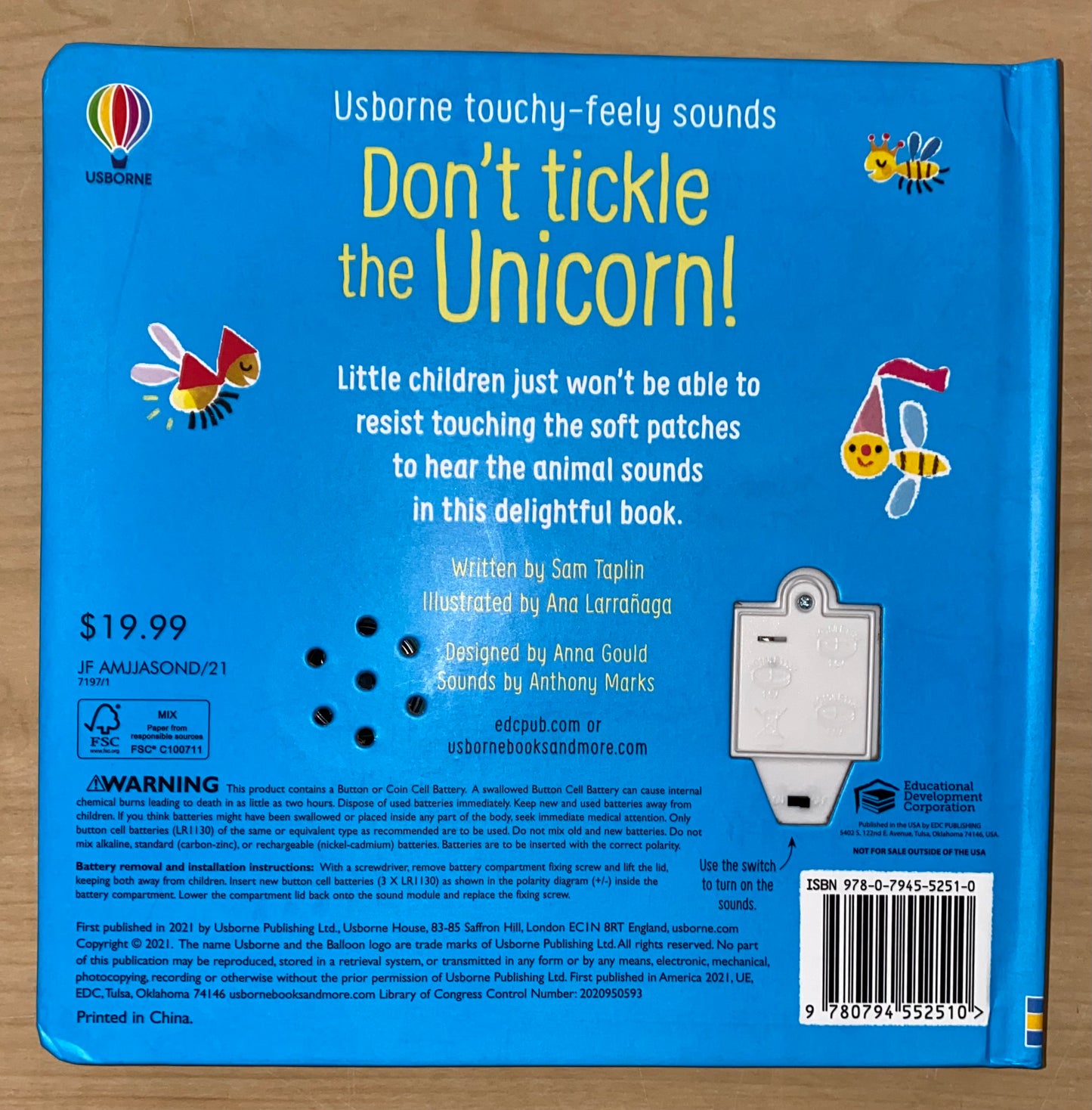 Don’t Tickle the Unicorn Book