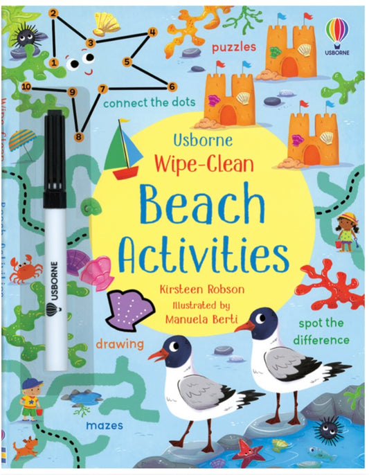 Wipe Clean Beach Activities Book