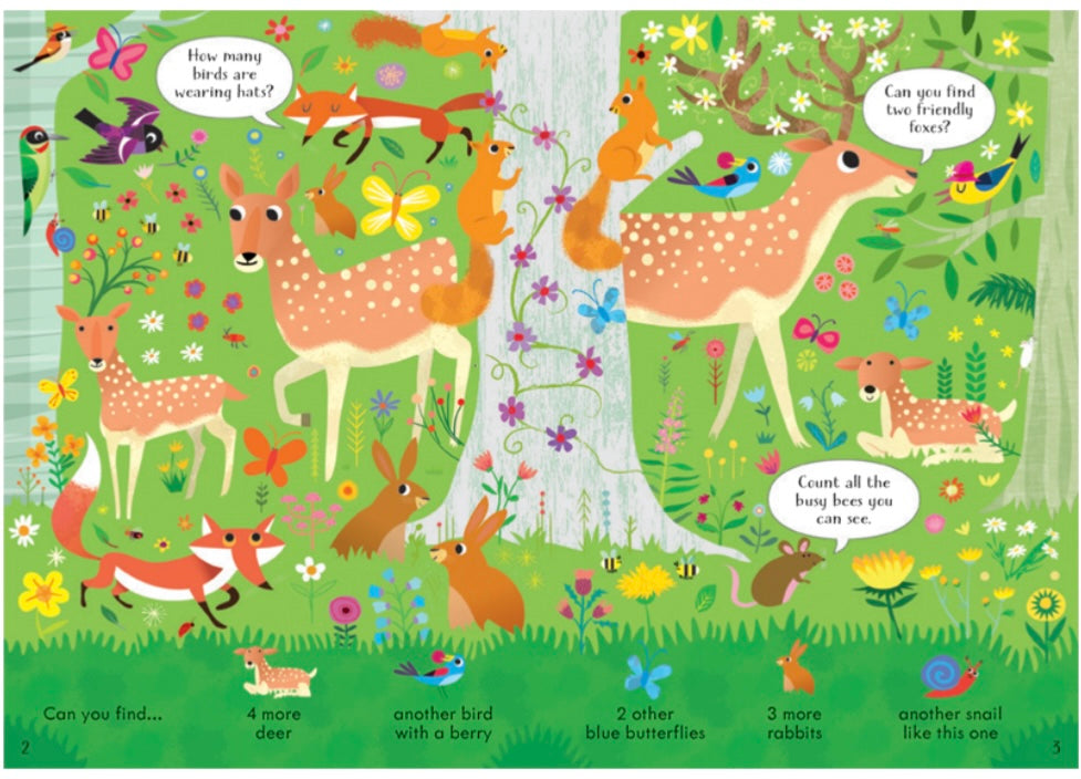 Look and Find Puzzles: In the Forest Book