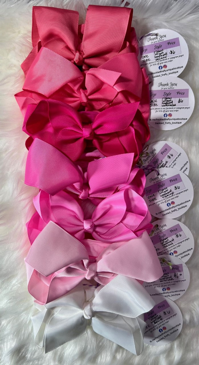 6" Bow-Baby soft Headband