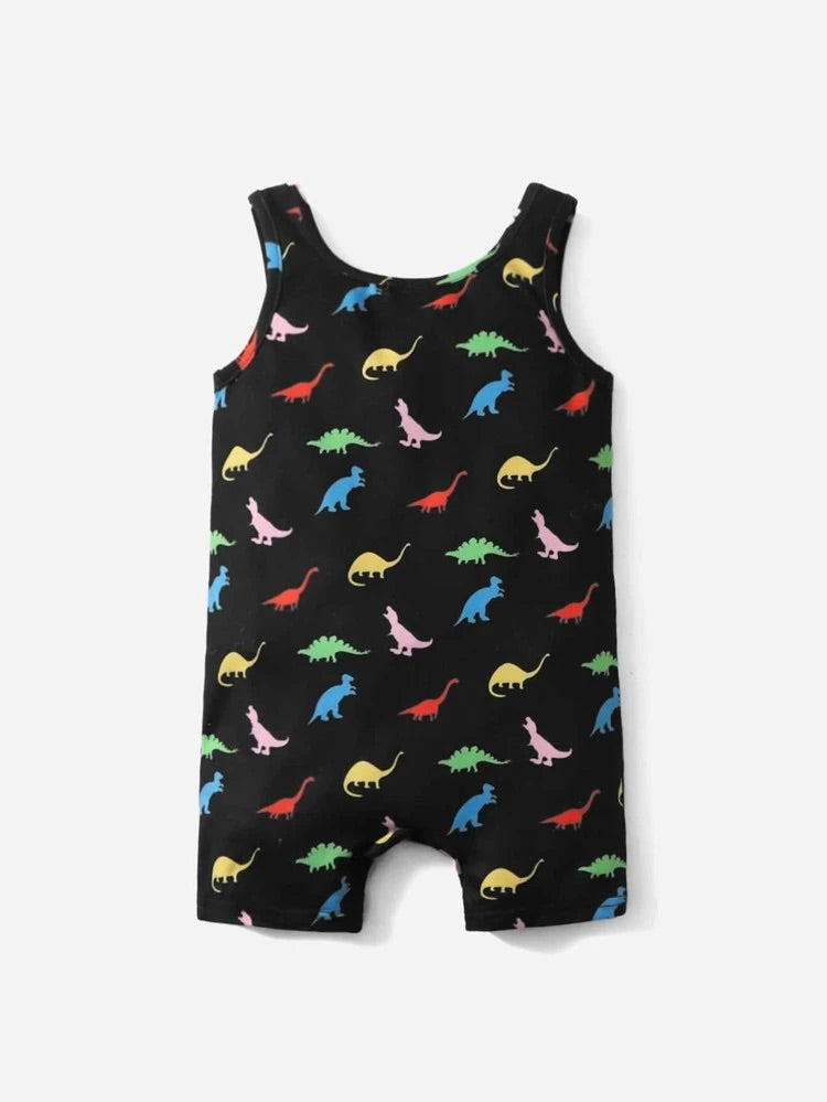 Dino-Saur Sleeveless Unisex Shorty