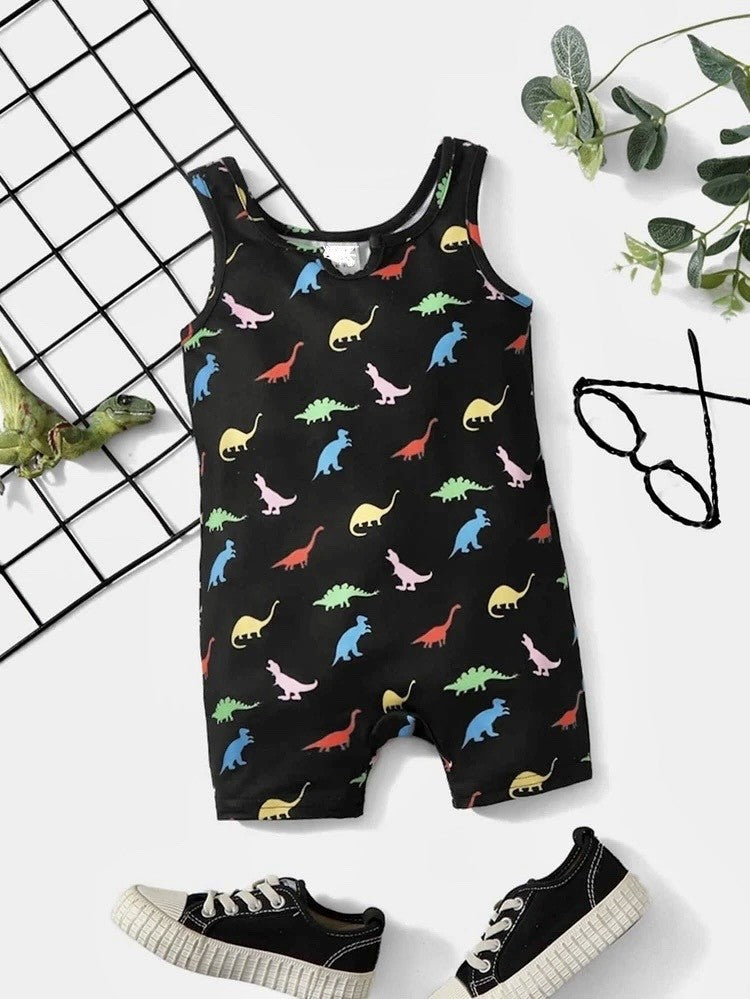Dino-Saur Sleeveless Unisex Shorty